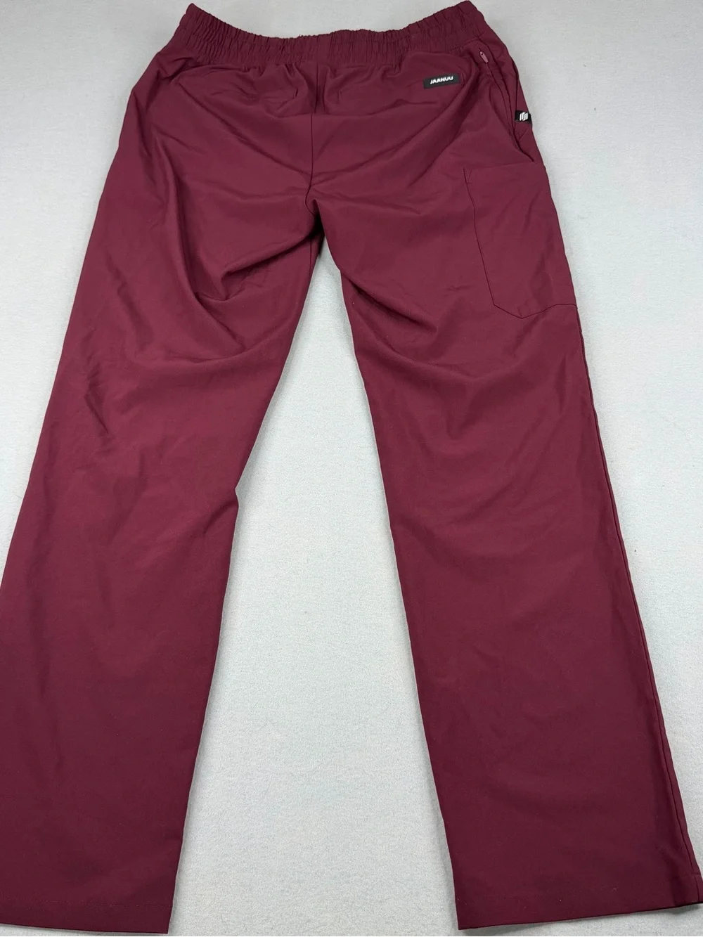 JAANUU ULTRAlite Rhodes Scrub Pants Men’s Medium Burgundy Stretch M20016